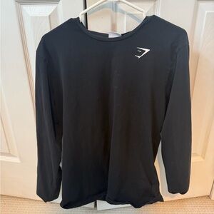 Gym Shark Black Long Sleeve